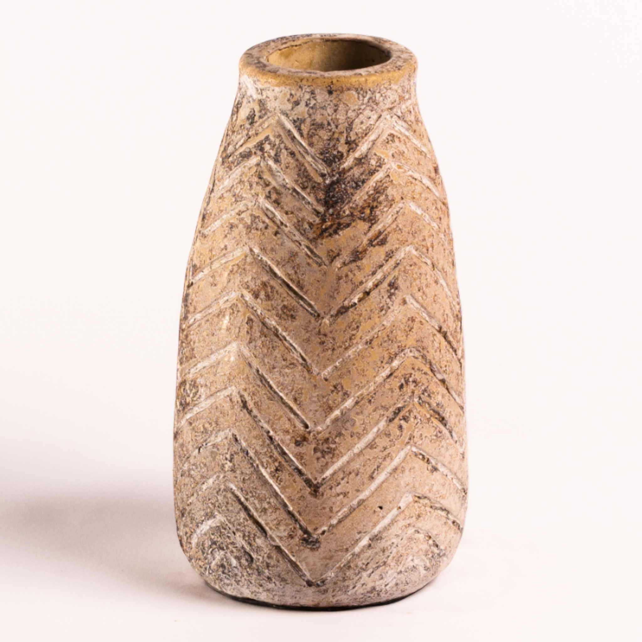 Mini Pottery Botol Zigzag