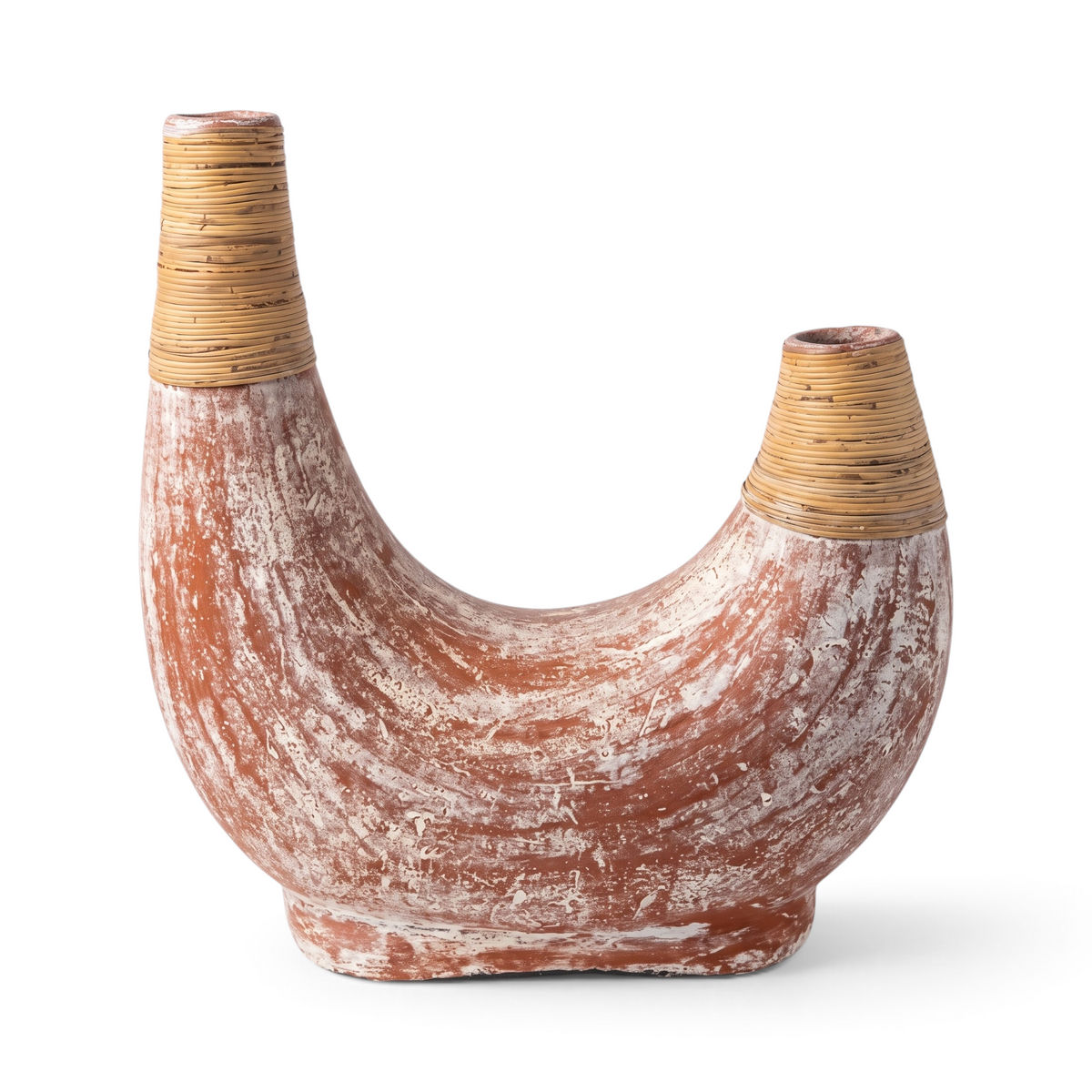 Mini Pottery Terracotta Banana Tanduk Rattan