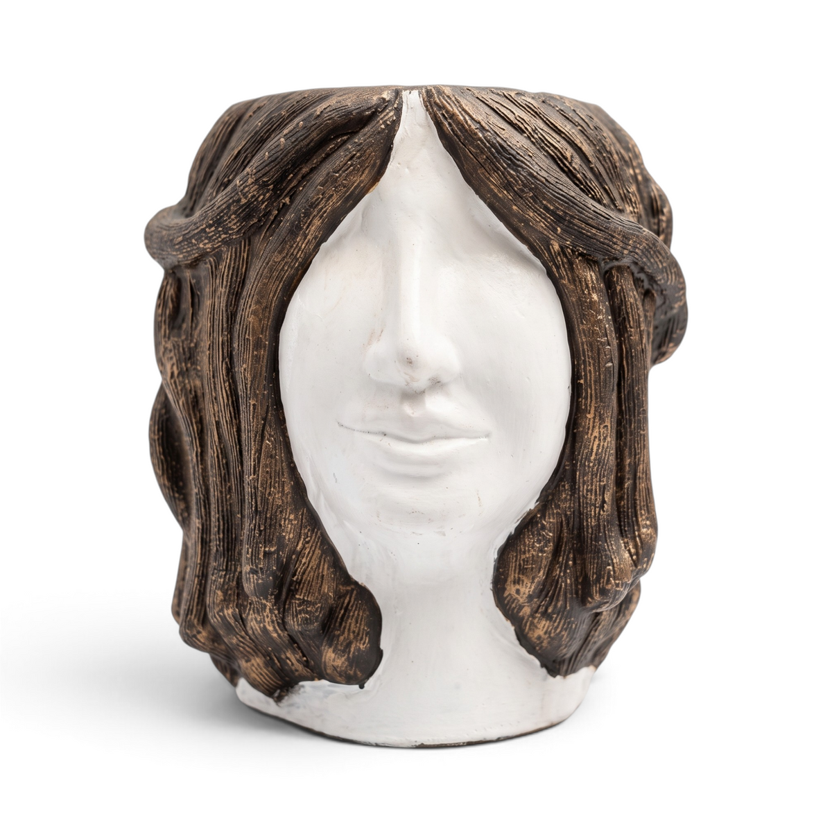 Medium Pottery Terracotta Face Chandraleka