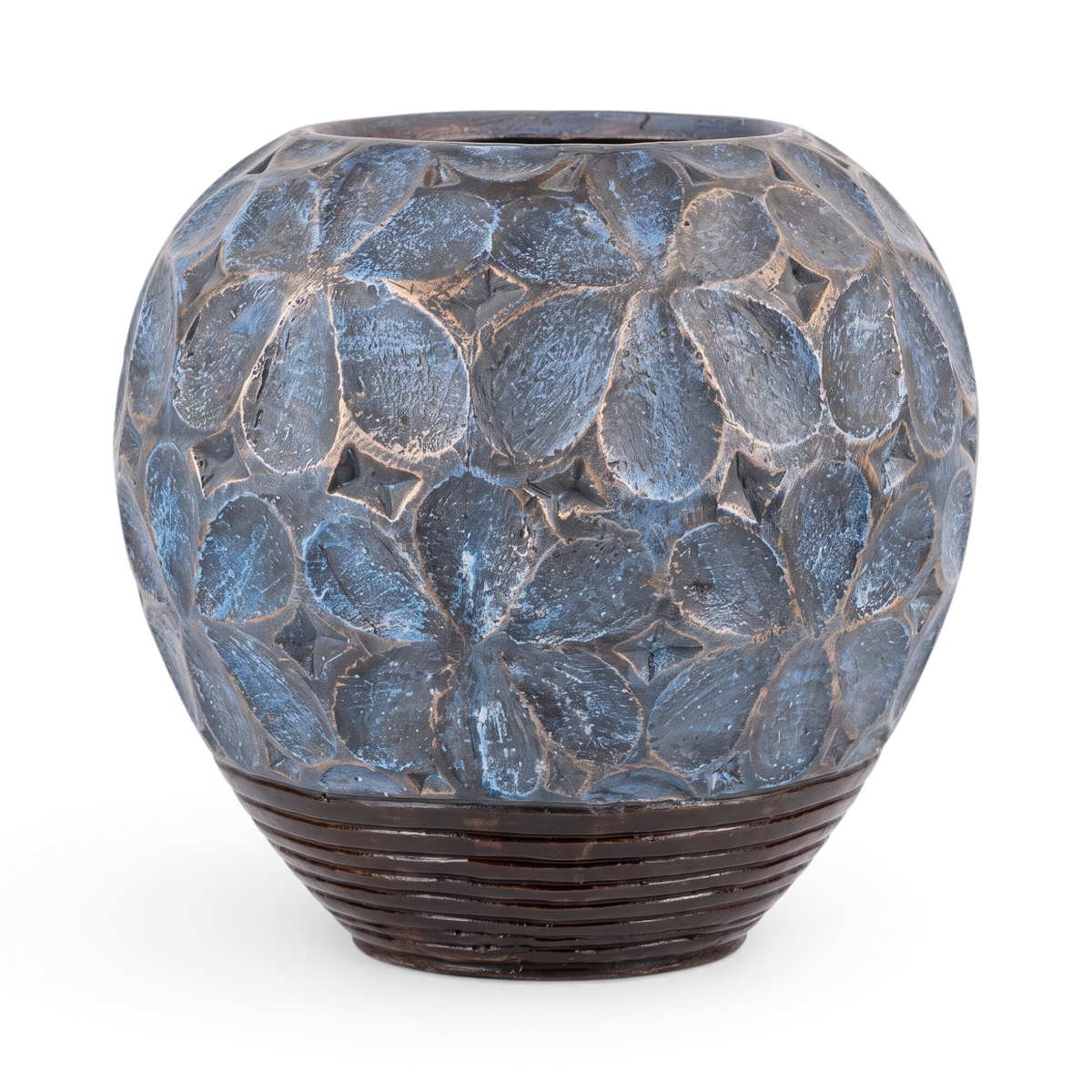 Medium Pottery Terracotta Gentong Flower
