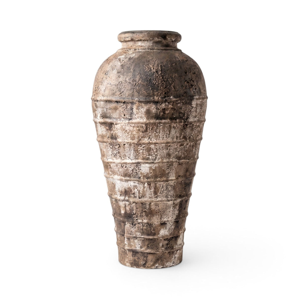 Big Pottery Terracotta Guci Pilin Garis
