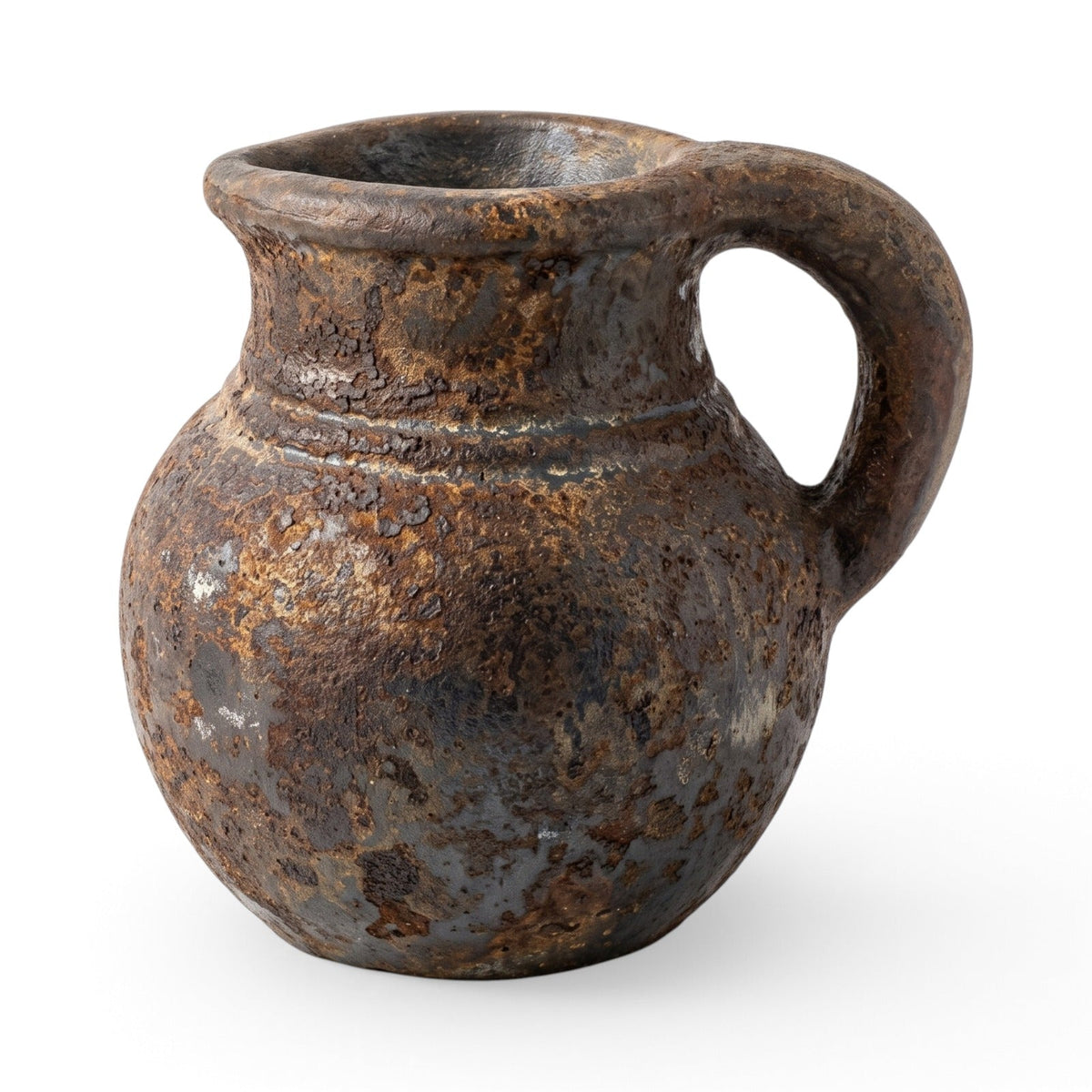 Mini Pottery Terracotta Teko Jemblung Garis