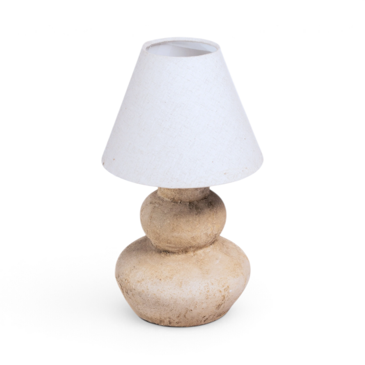 Table Lamp Terracotta Candi Jumbo Linen
